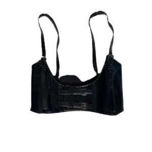 Patent Leather Strap Corset‎